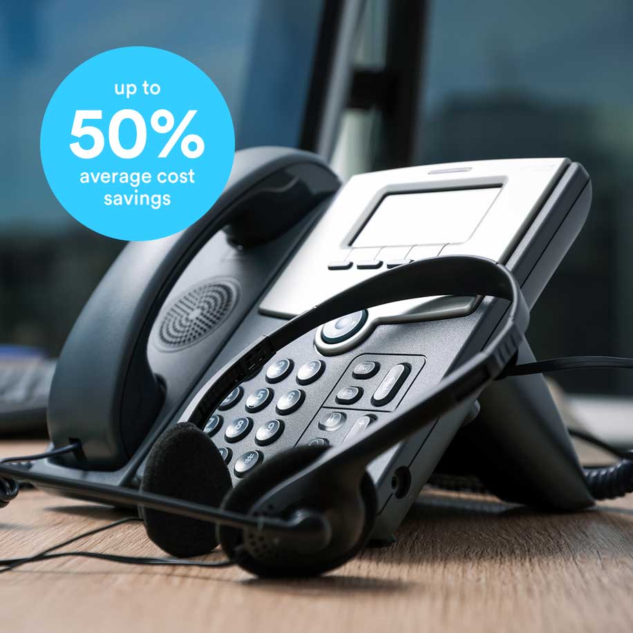 Our customers save on average 50% off their current telecom services with Illinois Technology Company.